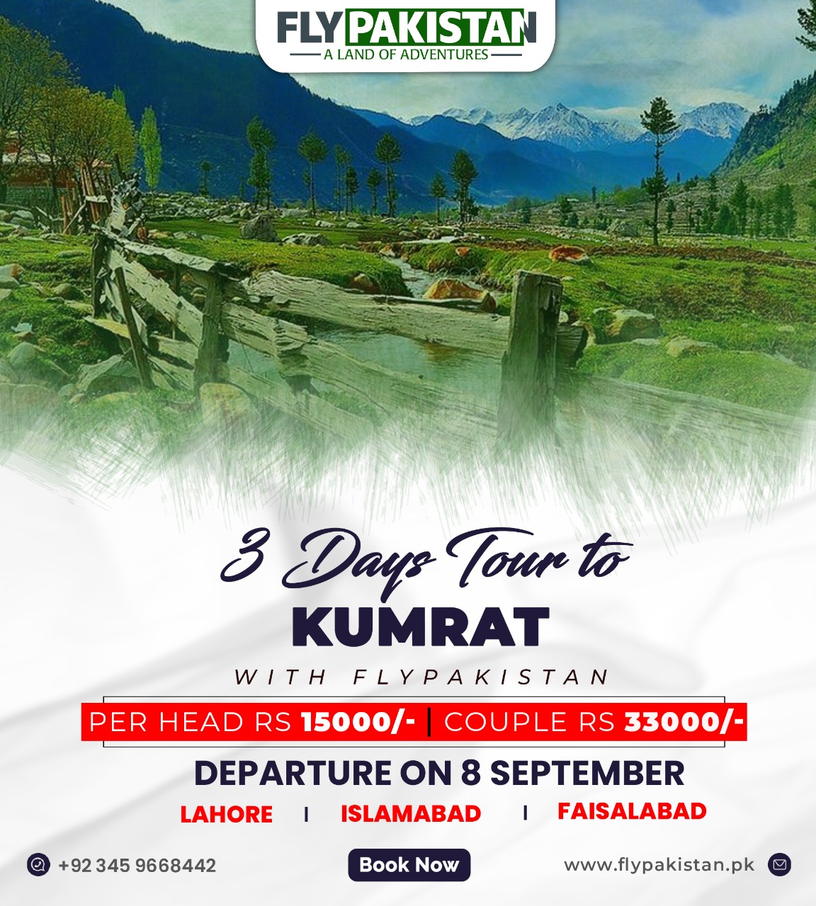 Book Deal 3 Days Tour To Kumrat Valley